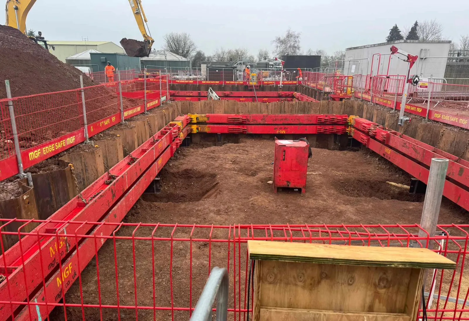 Wellesbourne Sewage Treatment Works Cofferdams