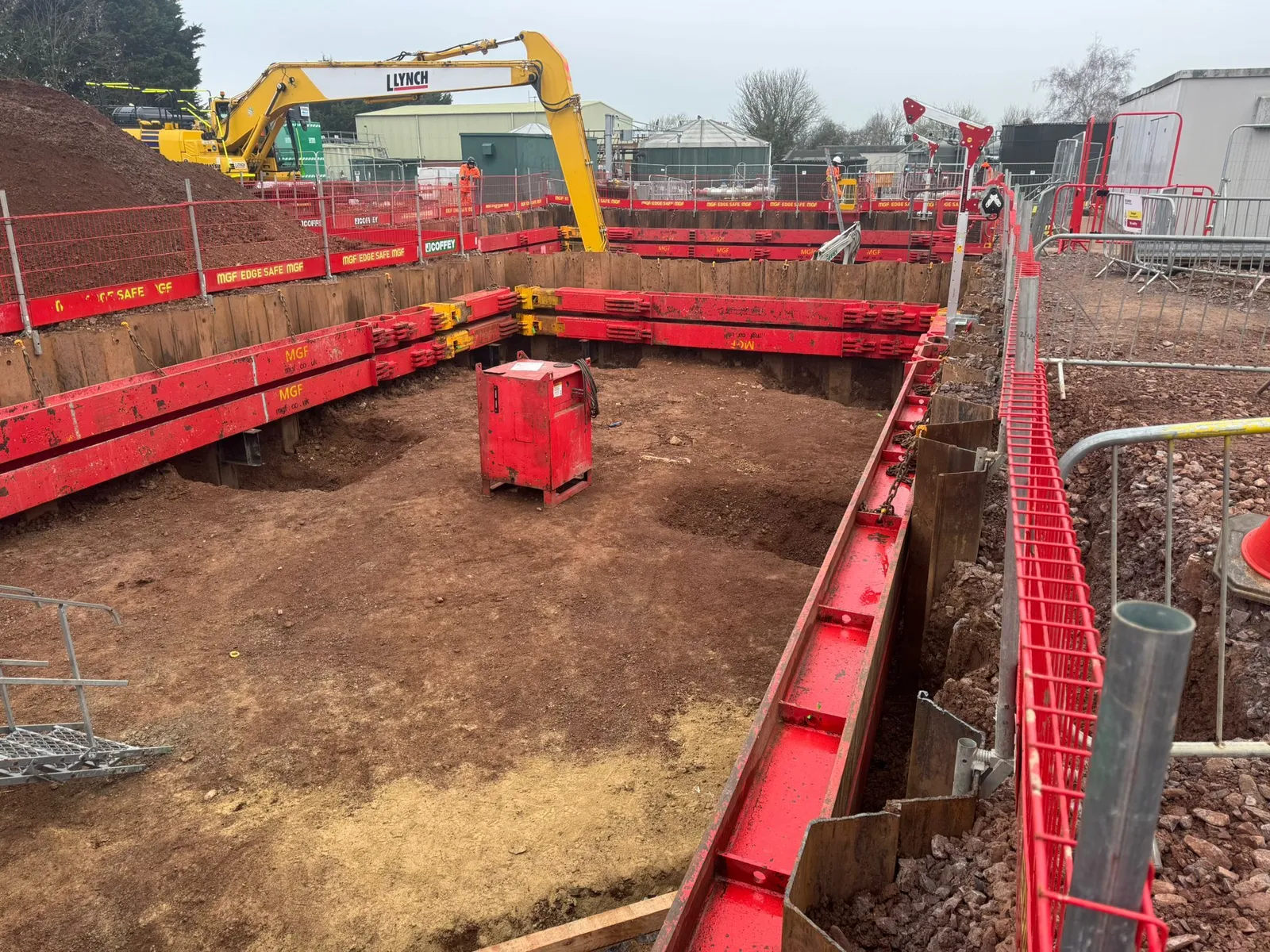 Berryrange Ltd installed four cofferdams at Wellesbourne Sewage Treatment Works on behalf of J...